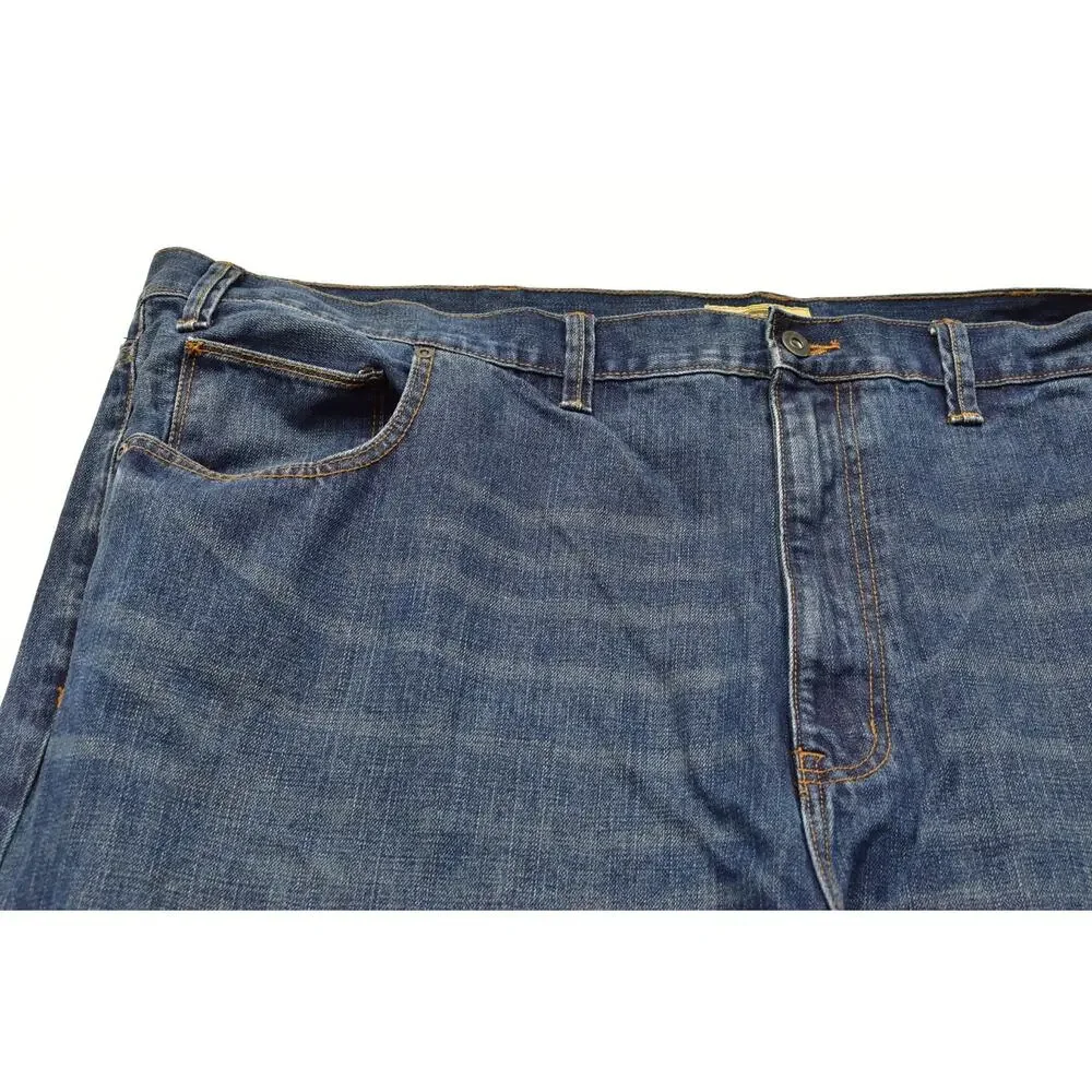 The Foundry Supply Co Men Jeans 50x30 Blue Regular Fit Straight Leg 100% Cotton